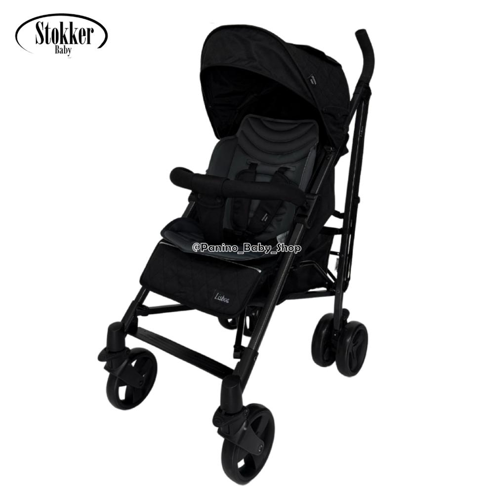 Coche Bastón Plegable Liviano para Bebés -LISBOA- Negro LISBOA-001