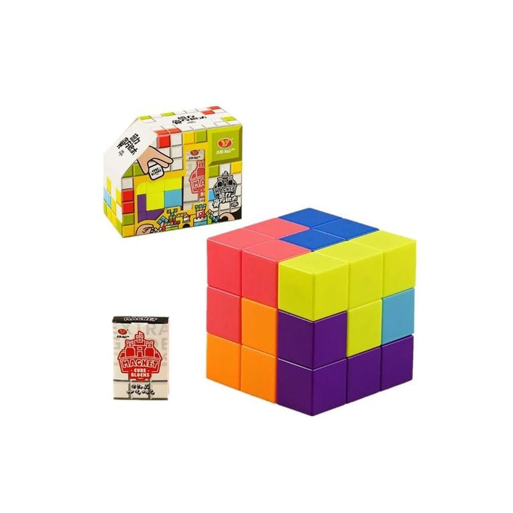 Cubo en Bloques Magnético 3D MAGNET CUBE BLOCKS