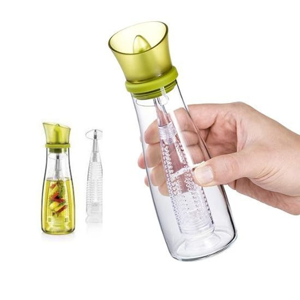 Aceitero 500 ml  con INFUSOR para especias