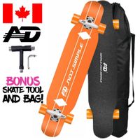 Skate Longboard 42'' Dancing Cruising Downhill - Orange