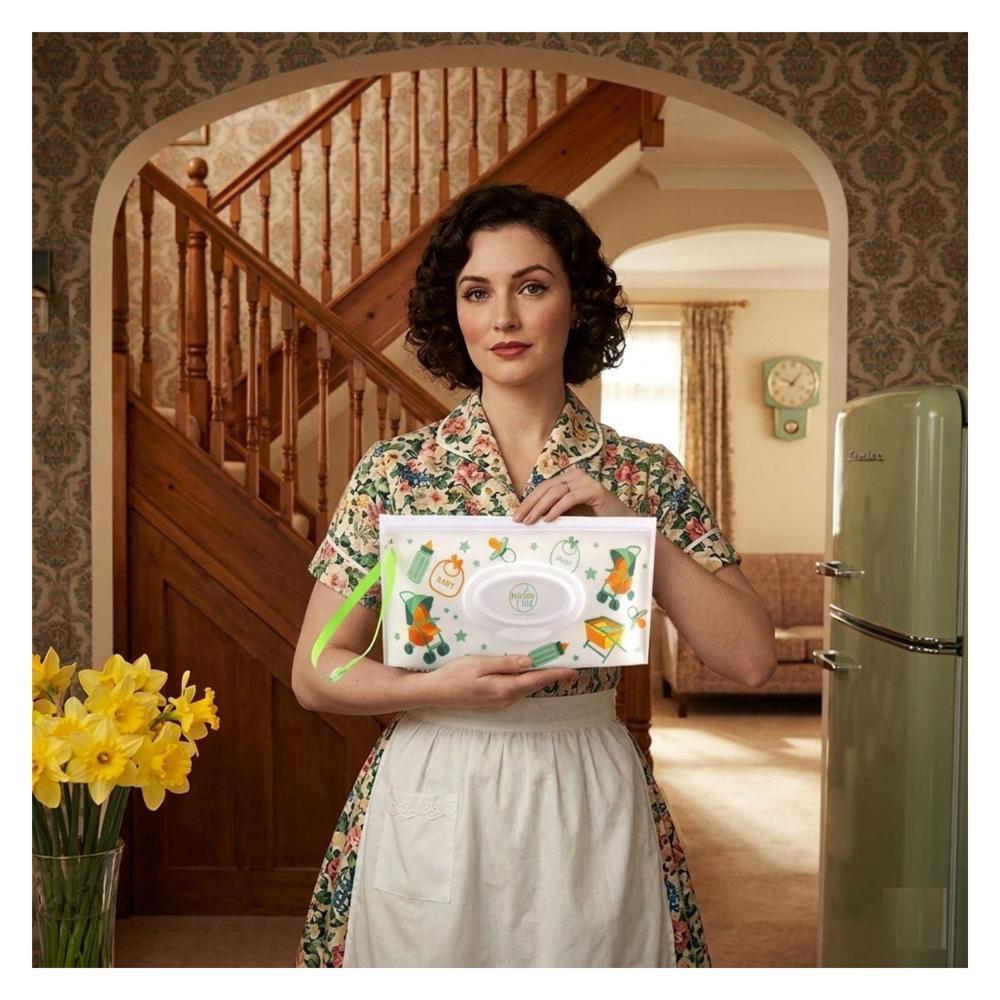 Porta Toallitas Humedas Cochesito Jgo 2 Unds