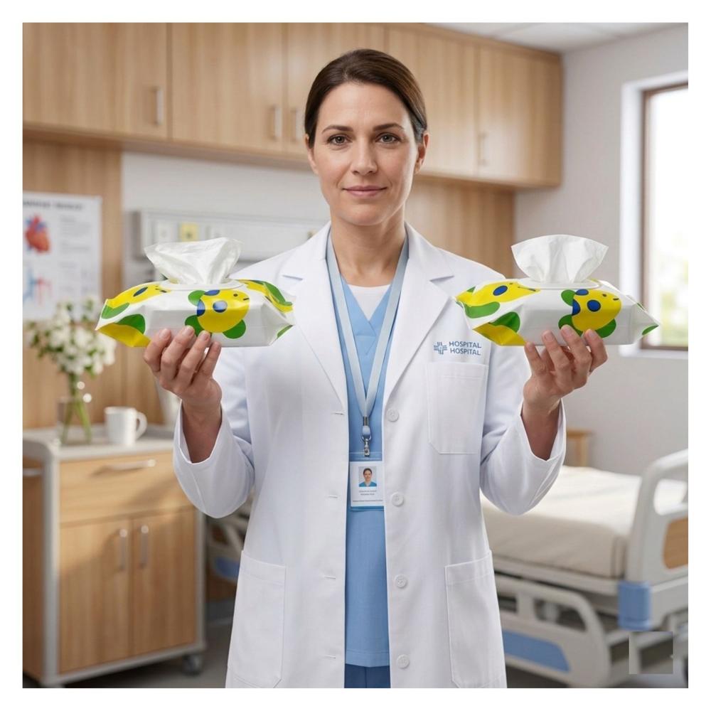 Porta Paños Pecesitos Pack x 2 Unds