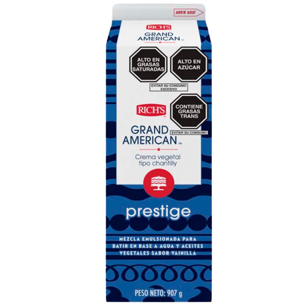 Crema Vegetal GRAND AMERICAN Caja 907g