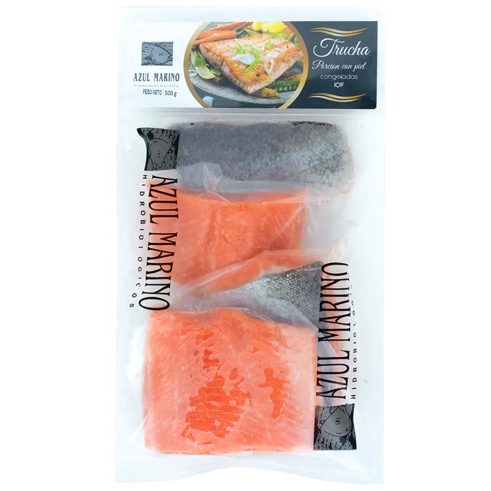 Porciones de Trucha AZUL MARINO Bolsa 500g