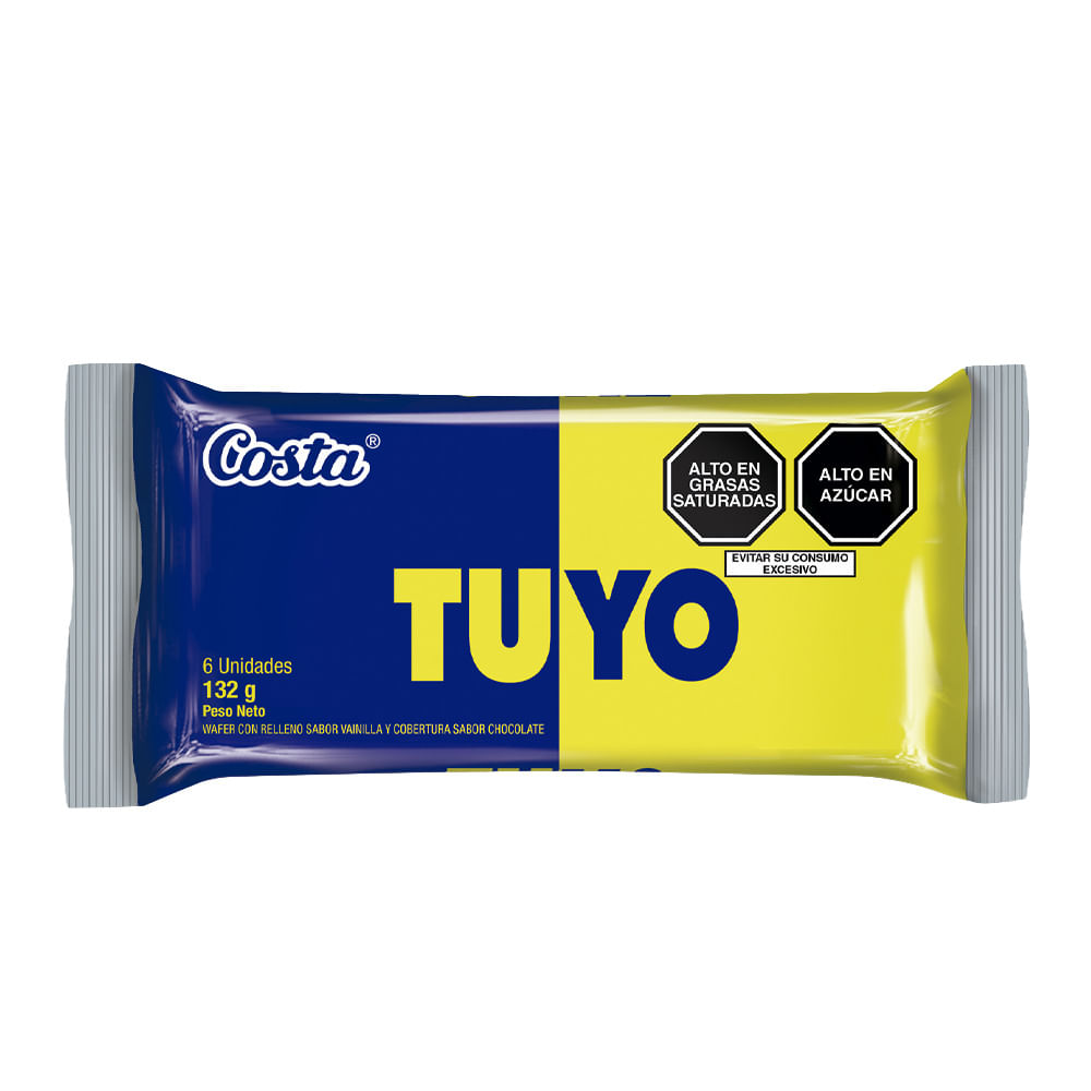 Wafer COSTA Tuyo Paquete 6un