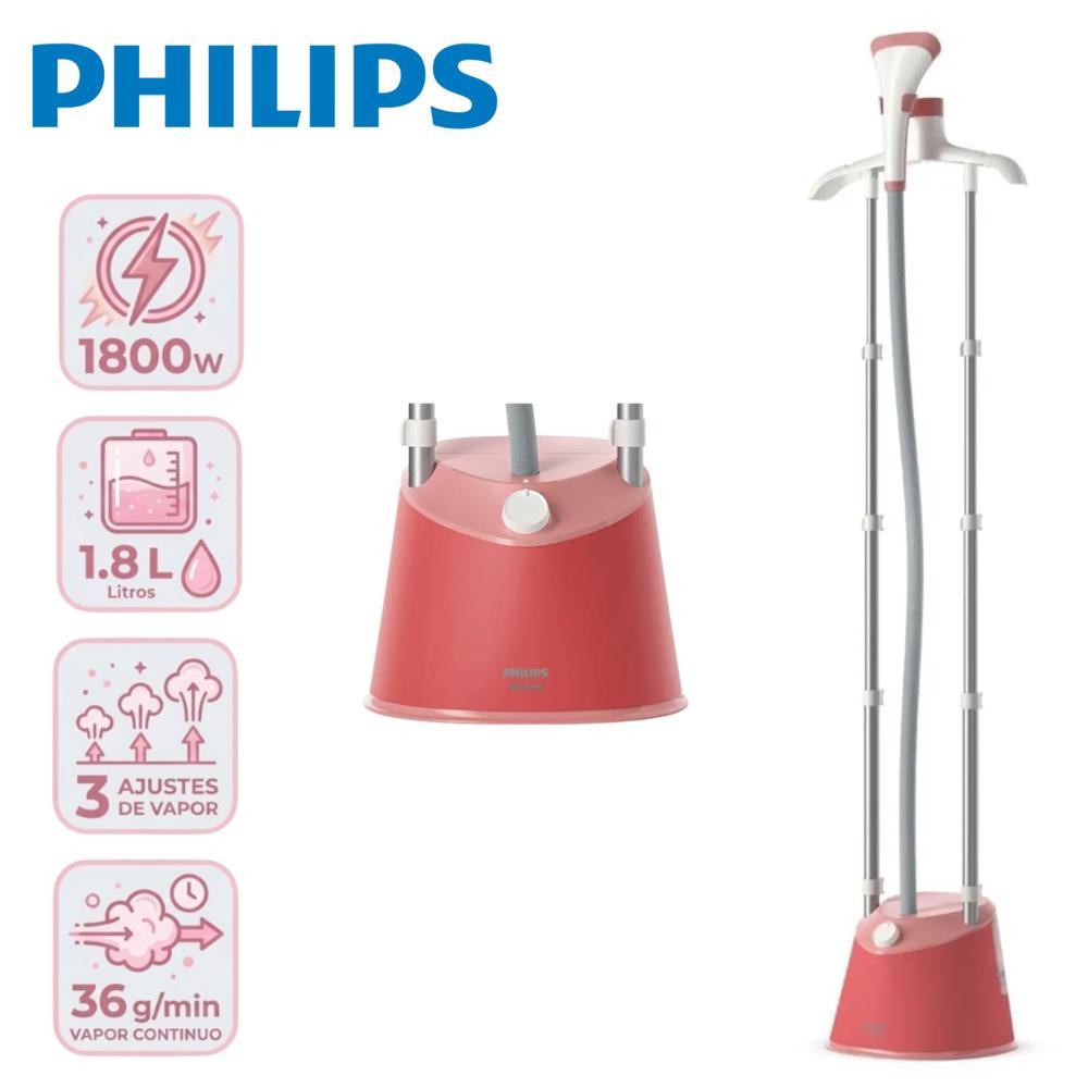 Vaporizador de prendas Philips STE1020 1800 Watts Tanque 1,8 Litros