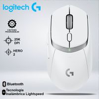 MOUSE GAMER G309 USB LIGHTSPEED SENSOR HERO 25K DPI BLANCO