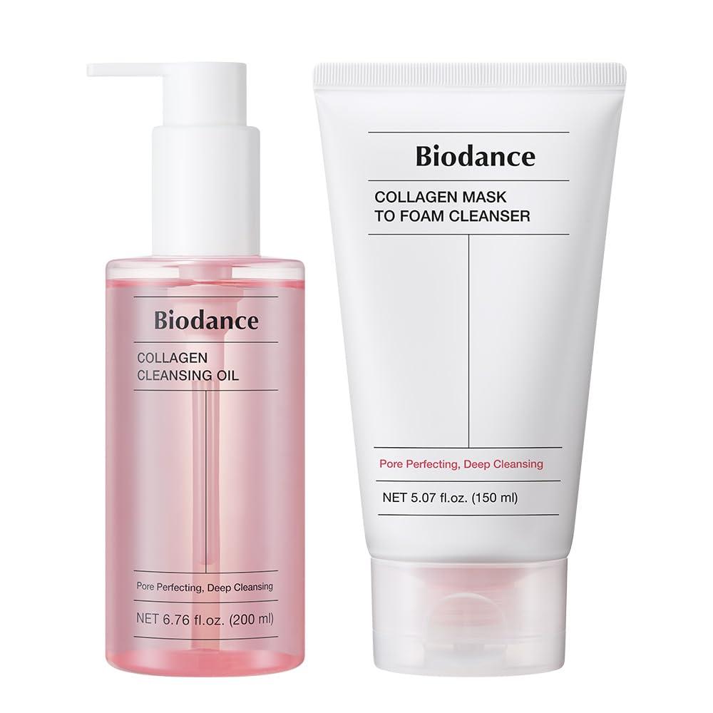 SET BIODANCE LIMPIEZA FACIAL COLÁGENO ACEITE & ESPUMA