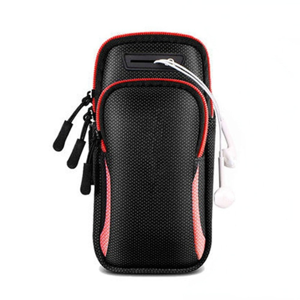 Bolso Porta Celular Deportivo Con Correa- Rojo
