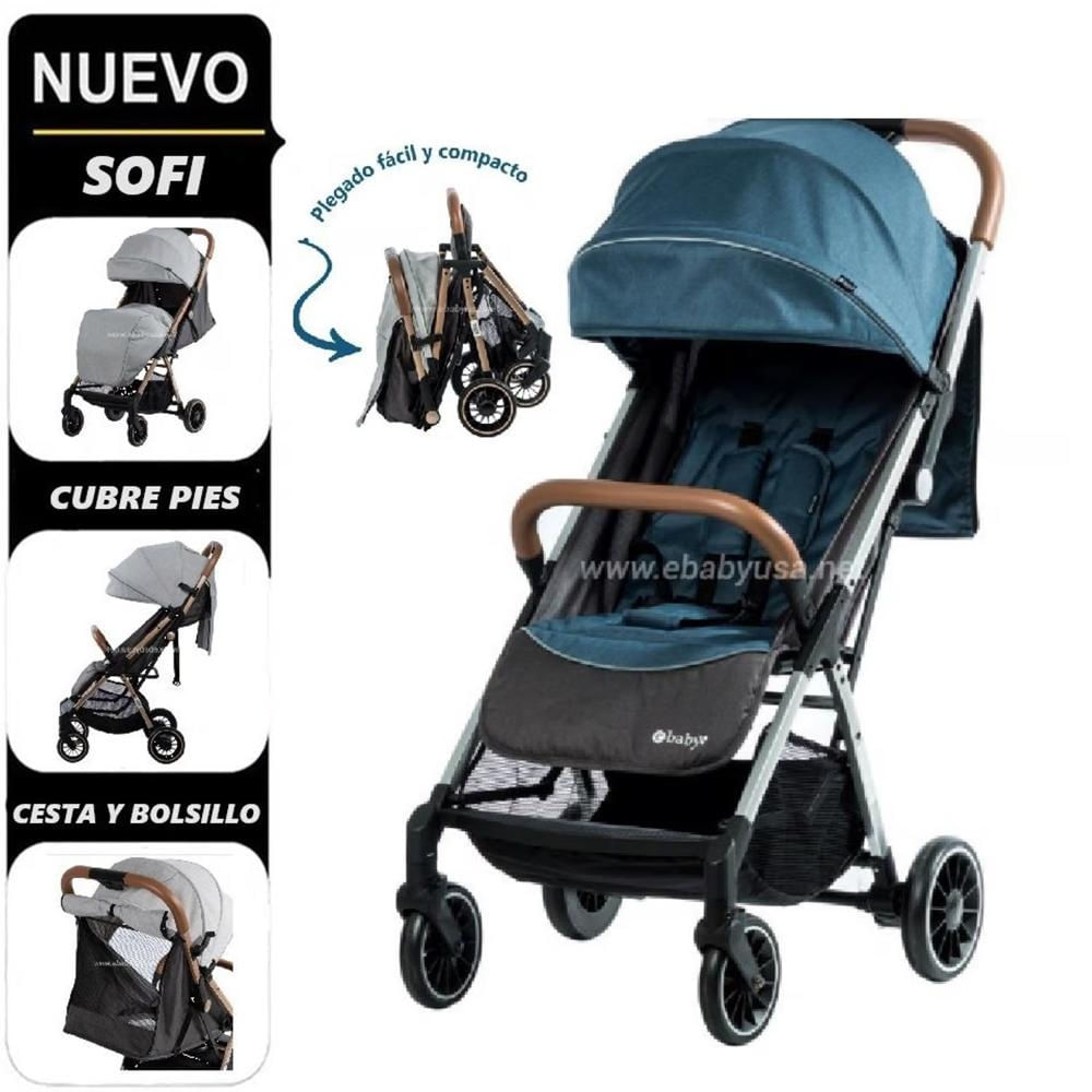 Coche TIPO MALETA SOFI- EB1017 Azul