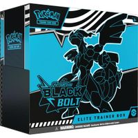 JUEGO DE CARTAS POKÉMON TCG SCARLET & VIOLET BLACK BOLT ELITE TRAINER BOX (INGLÉS)