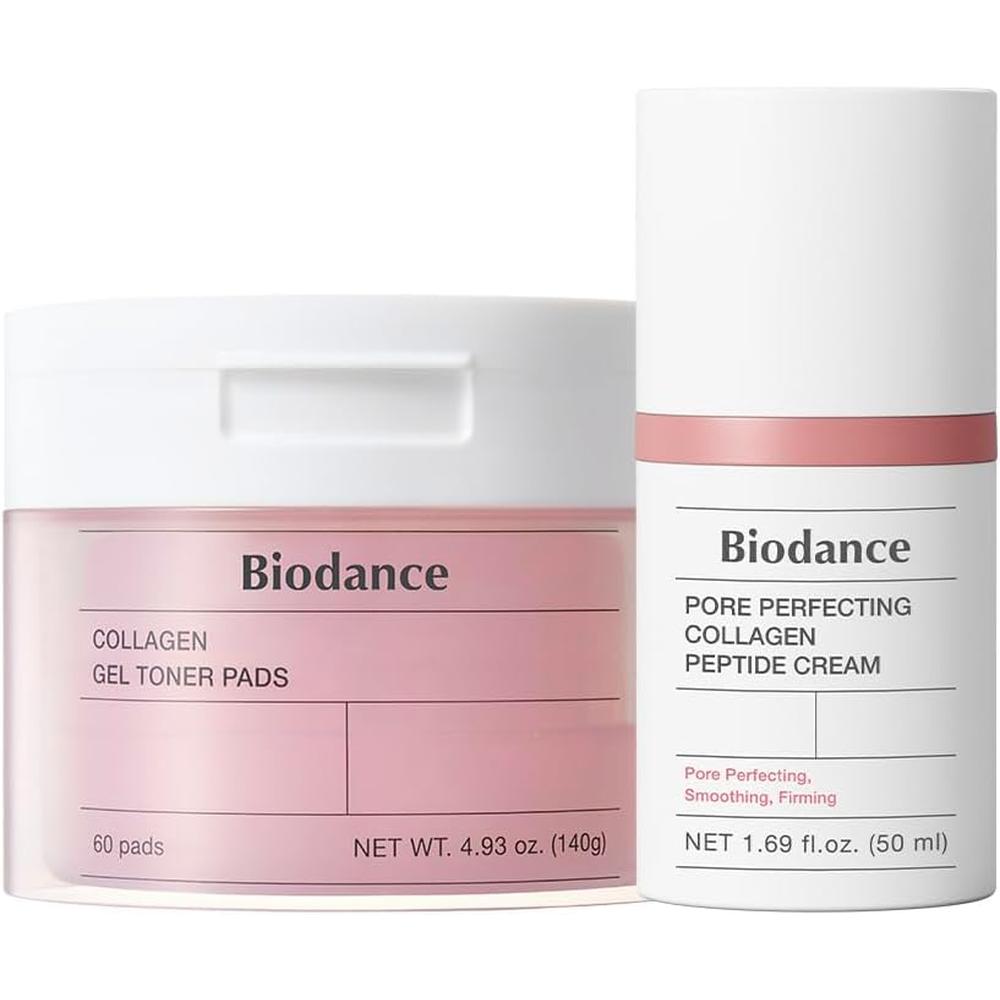 SET BIODANCE COLÁGENO DISCOS TÓNICOS Y CREMA HIDRATANTE