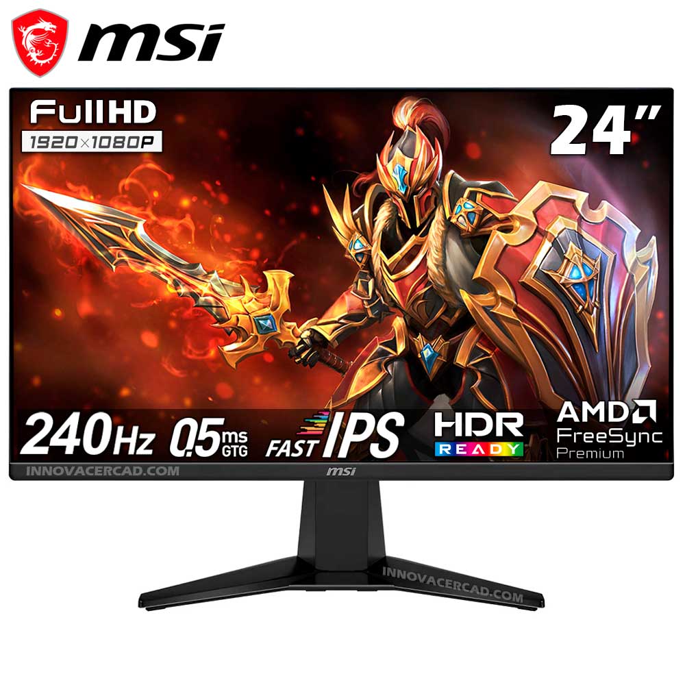 Monitor MSI MAG 245F X24 24 FAST IPS FHD 1920x1080 240Hz 0.5ms FreeSync Premium.