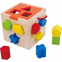 JUEGO CLASIFICADOR DE FORMAS PORTÁTIL MADERA FAT BRAIN TOYS