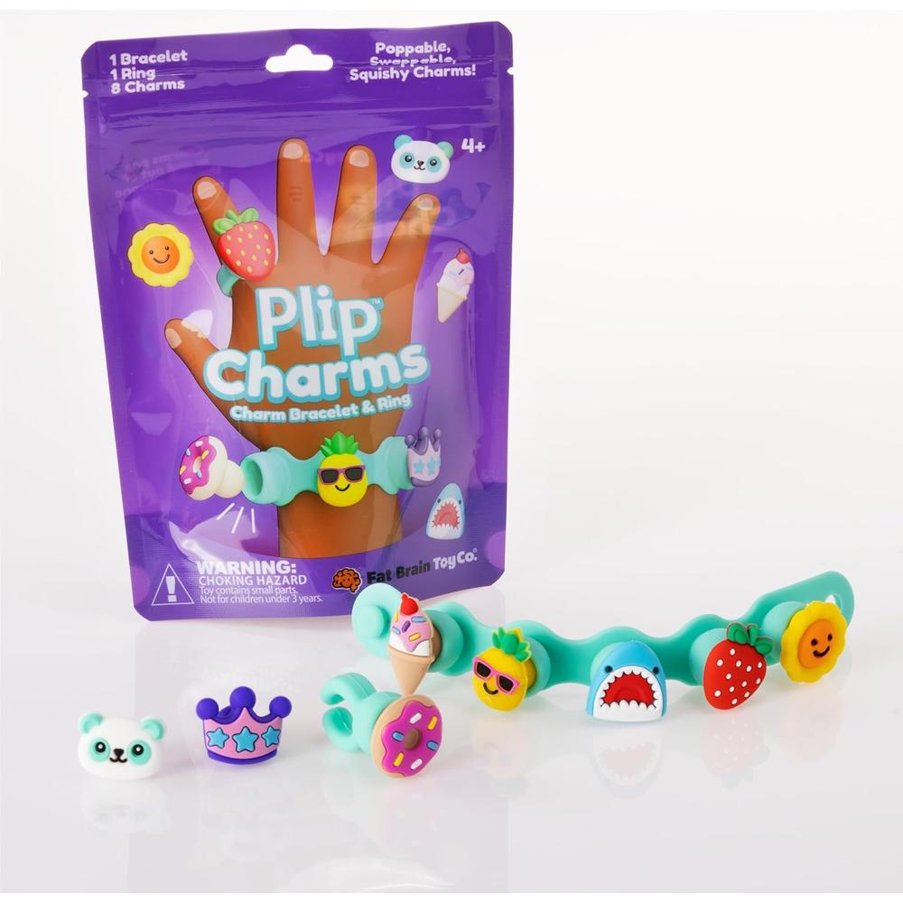 KIT DE JOYERÍA PLIP CHARMS FAT BRAIN TOYS | CELESTE