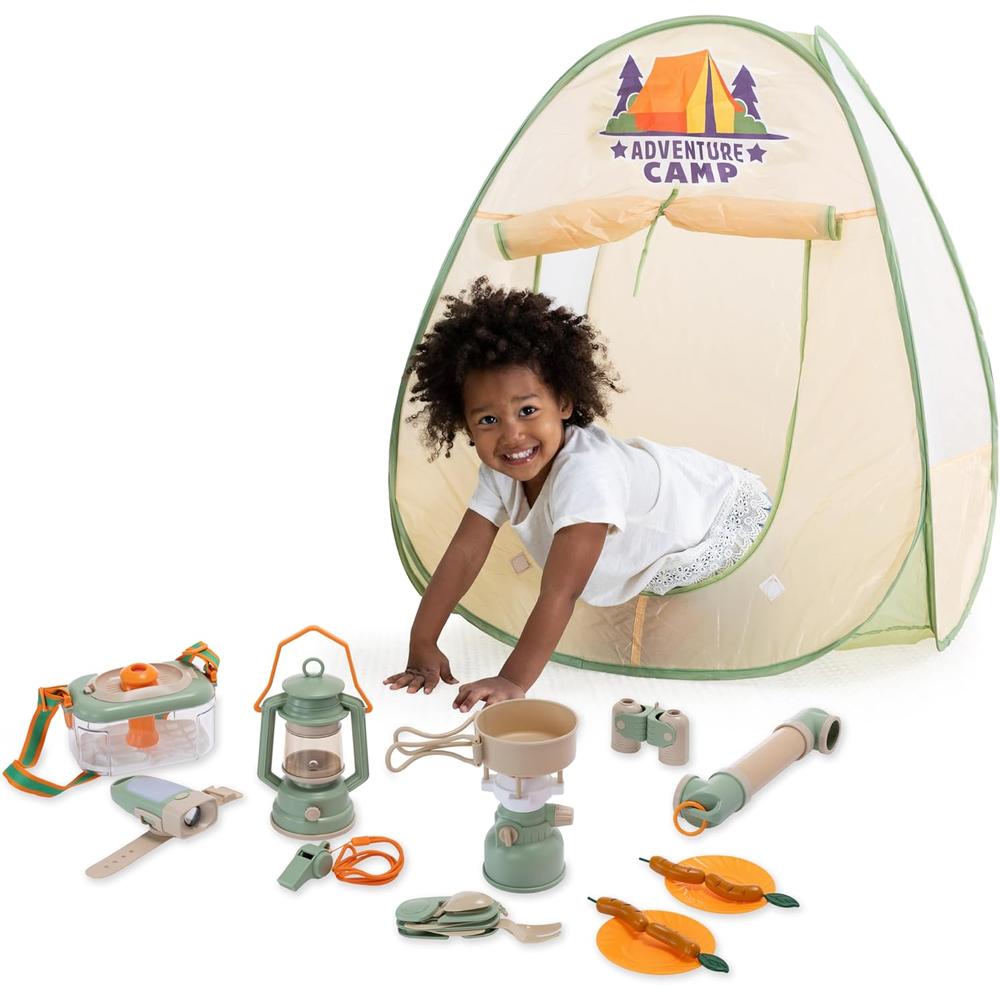 SET DE CAMPAMENTO DE AVENTURA 20 PIEZAS FAT BRAIN TOYS