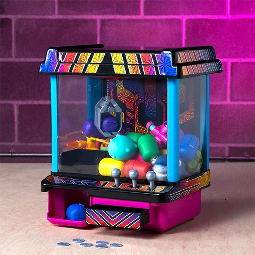 JUEGO ARCADE GRÚA DE GARRA HYPER NEON FAT BRAIN TOYS
