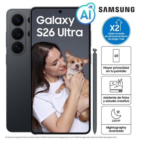 Celular Samsung Galaxy S26 Ultra 512GB Black SM-S948BZKMLTP