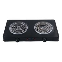 Cocina Eléctrica 2 Hornillas Imaco HP-1400 Negro.