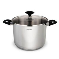 Olla alta de acero inoxidable Record Gia Plus 8L OLL ALT GIA N24