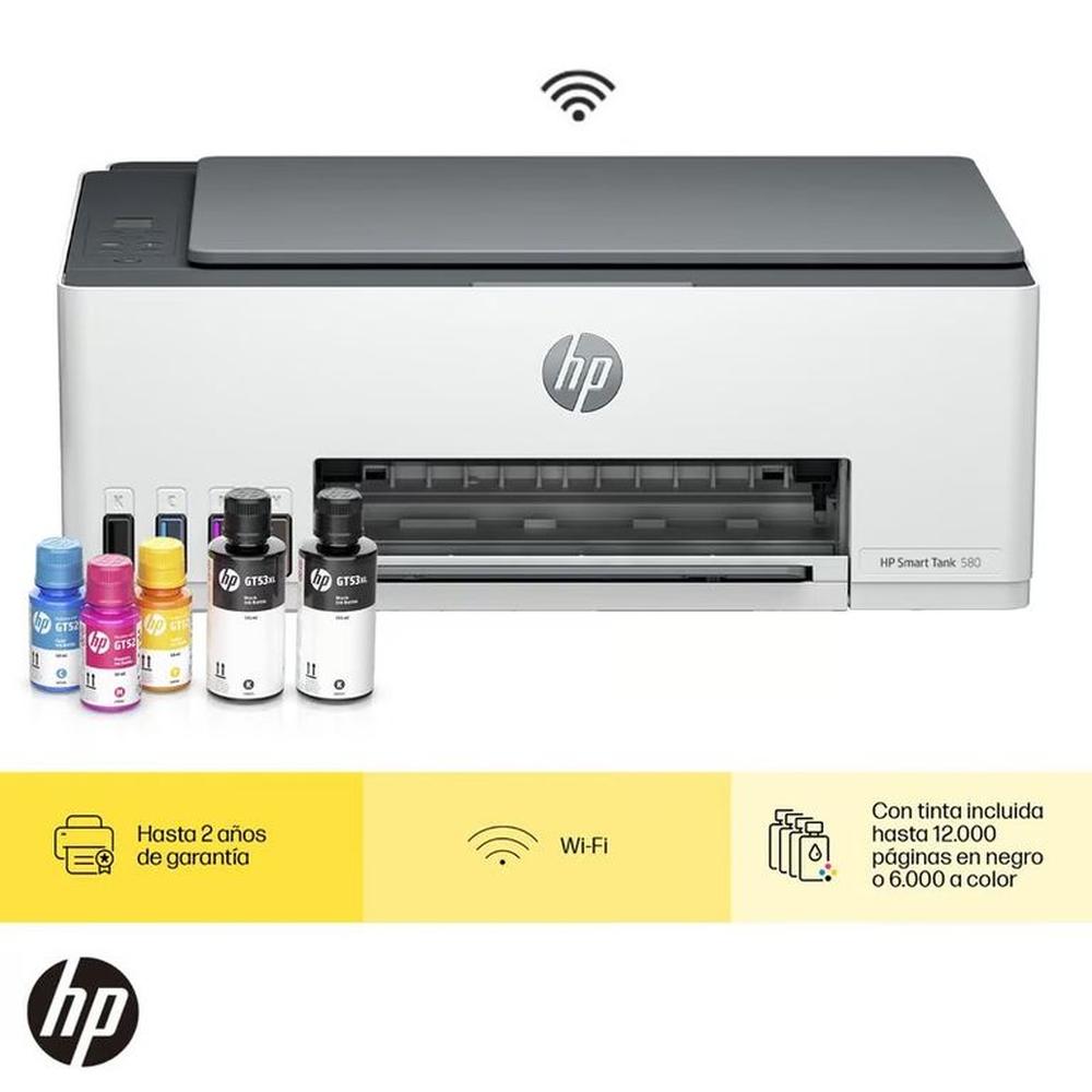 Impresora Multifuncional HP Smart Tank 580