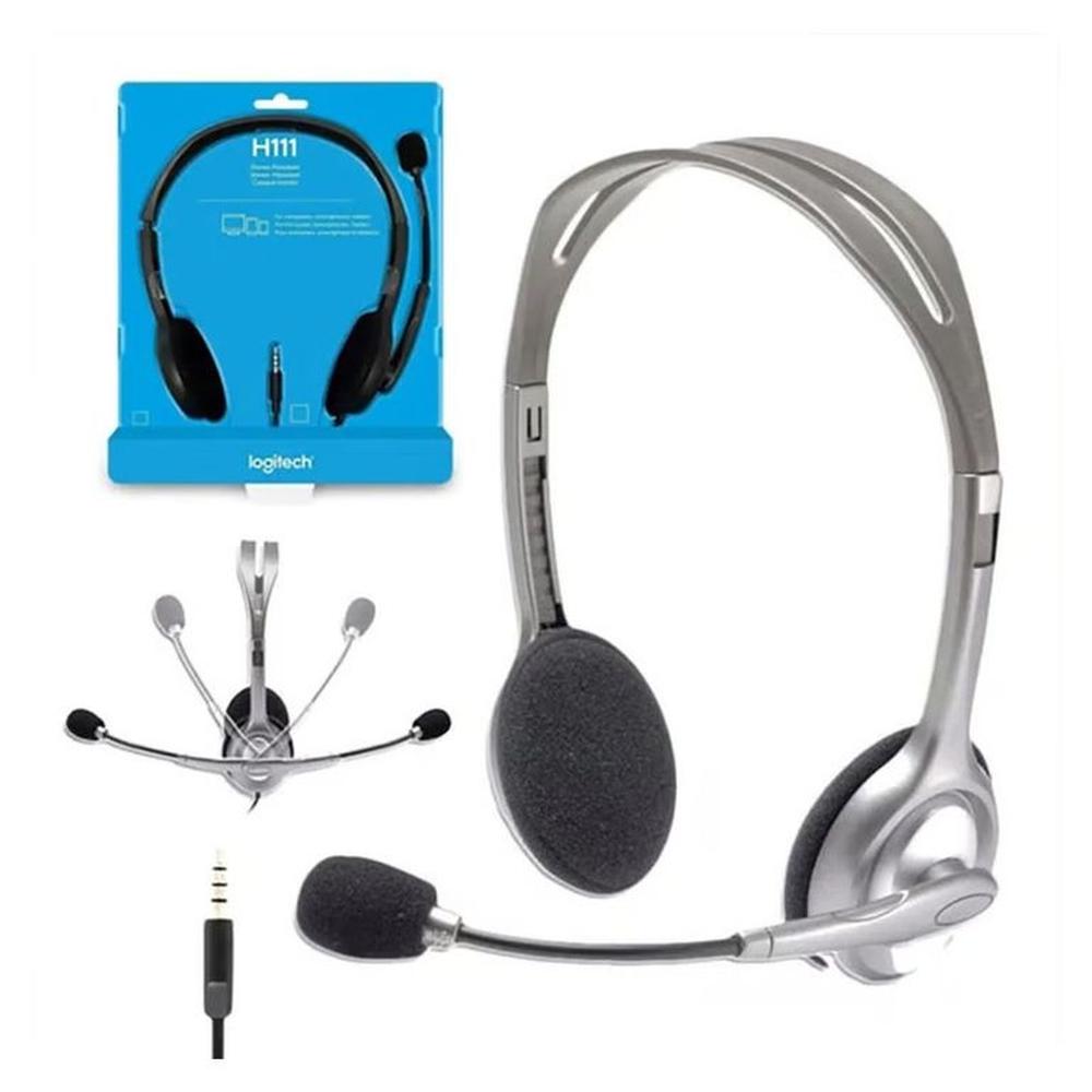 AUDIFONO CMICROF LOGITECH H111 SILVER 981-000612