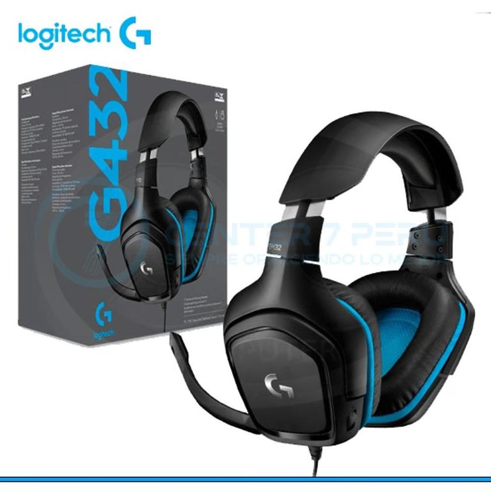 AUDIFONO C/MICROF. LOGITECH G432 7.1 USB BLACK.