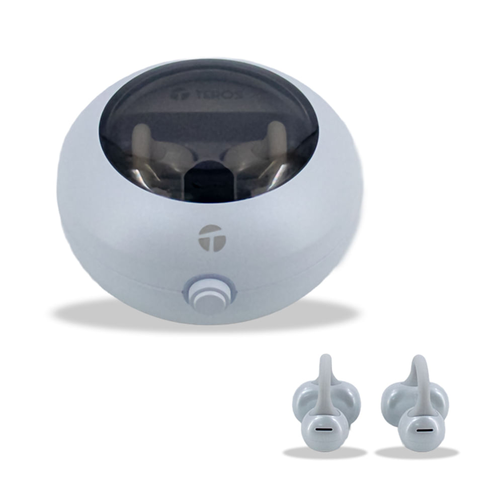 AUDIFONOS INALAMBRICOS TEROS TE-80712W BLUETOOTH TIPO C BLANCO TITANIUM
