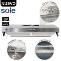 Campana Extractora Sole Roma 60 Cm TURE15