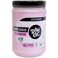 Yogurt Griego Descremado DANLAC Sabor a Arándanos Frasco 900g
