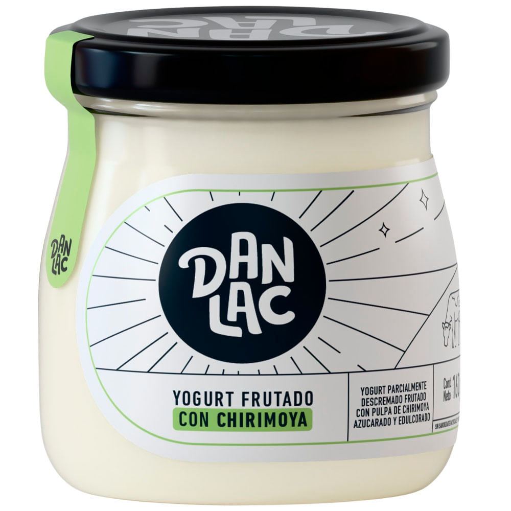 Yogurt Frutado DANLAC de Chirimoya Frasco 160g
