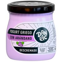 Yogurt Griego Descremado DANLAC con Arándano Frasco 160g