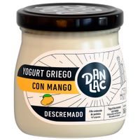 Yogurt Griego Descremado DANLAC con Mango Frasco 160g