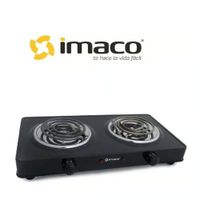 Cocina Eléctrica 2 Hornillas Imaco HP-1400 Negro