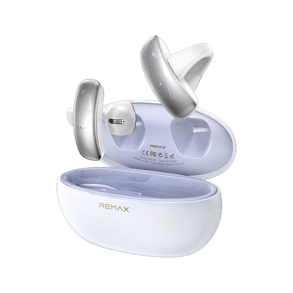 Audífonos Remax  OWS-02 Blanco Clip Ear Bluetooth 5.3
