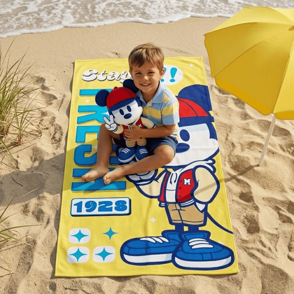 Toalla para Playa Ratón Joven 140x70cm