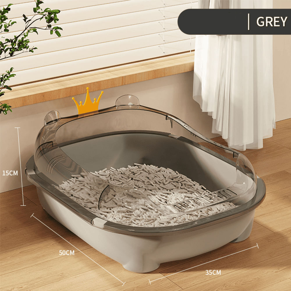 Arenero Para Gato Incluye Pala - Color Gris