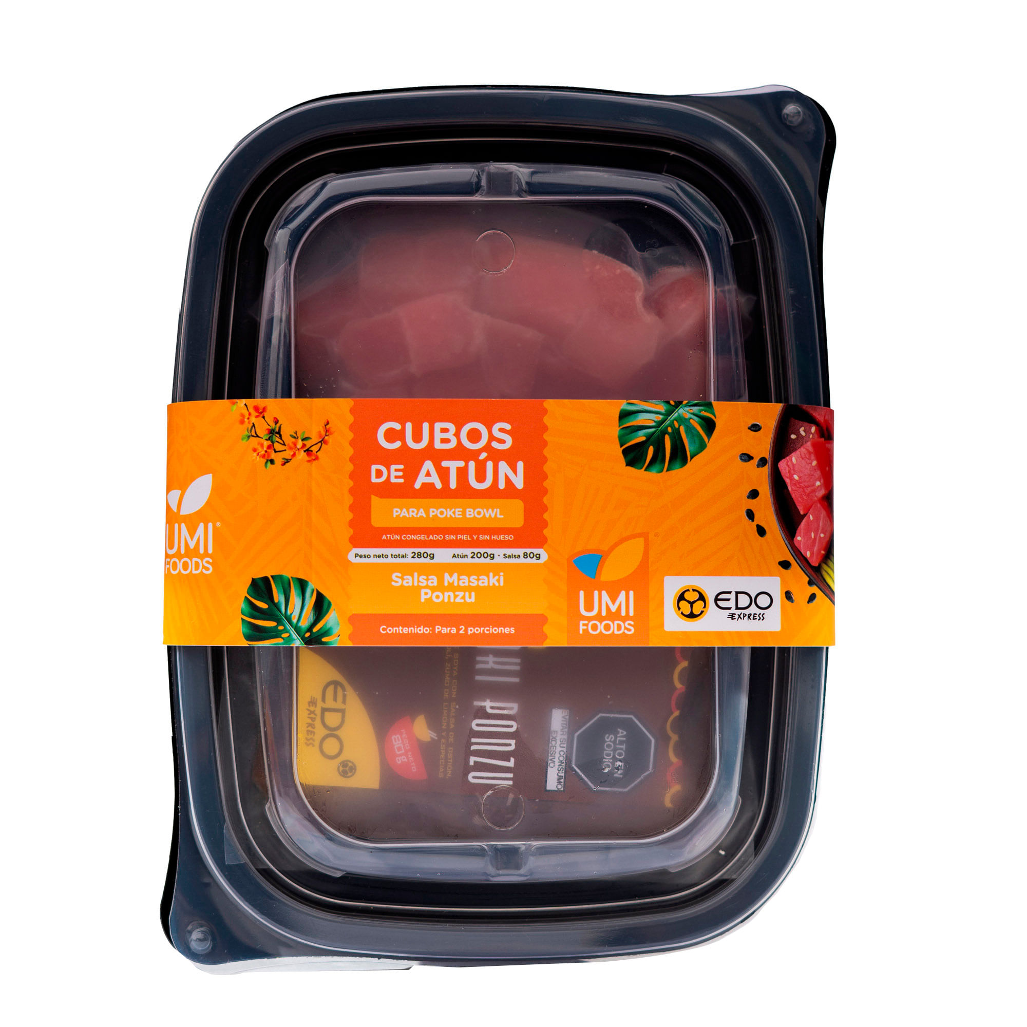 Poke Bowl Atún + Salsa Masaki Ponzu Bandeja 200g