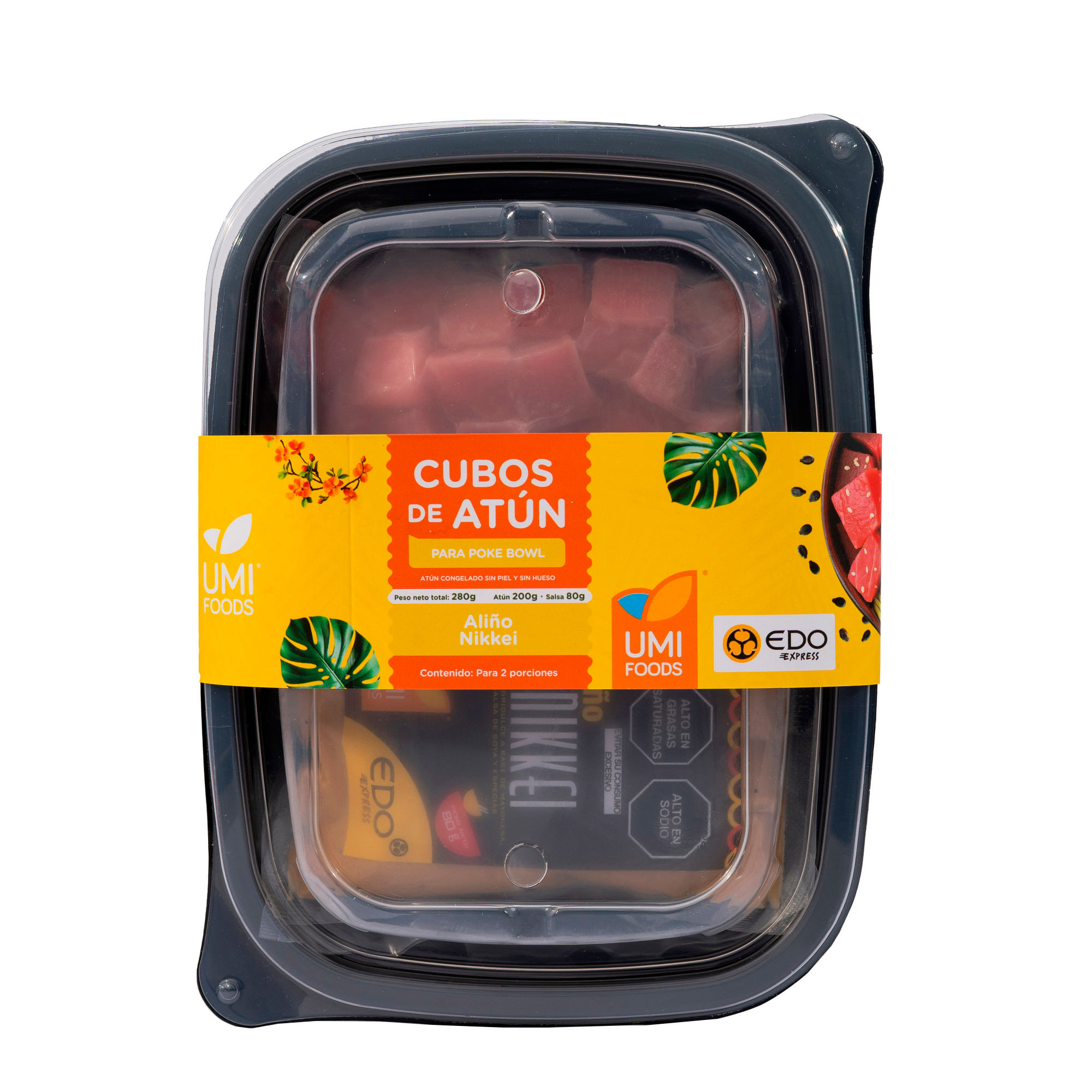 Poke Bowl Atún + Salsa Aliño Nikkei Bandeja 200g