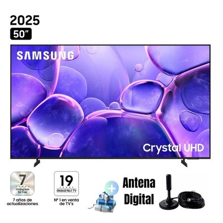 Televisor Samsung 50'' Crystal UHD 4K UN50U8000FGXPE 2025 - Ant