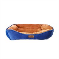 Cama Puff Milou Dentitoy Comfort Azul Talla XL