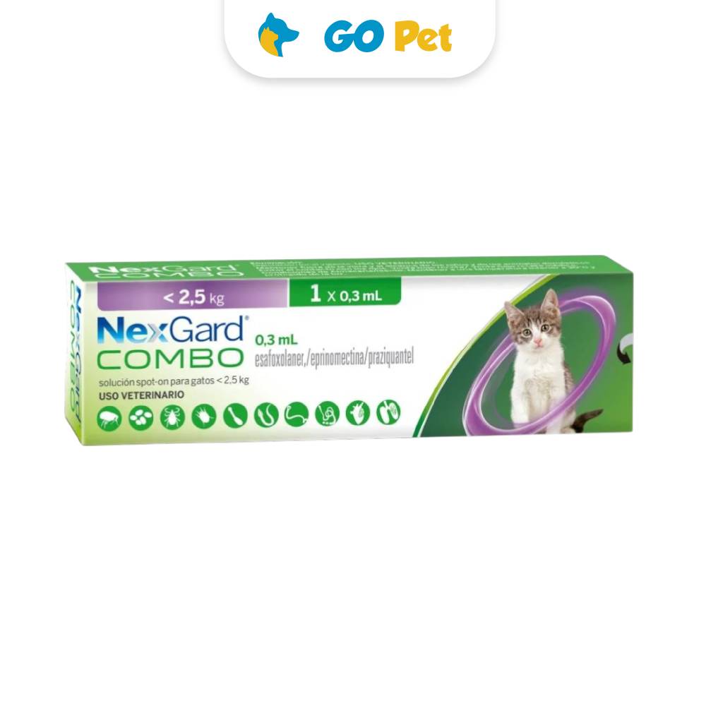 Nexgard Combo Gato < 2.5 Kg x 1 Pipeta