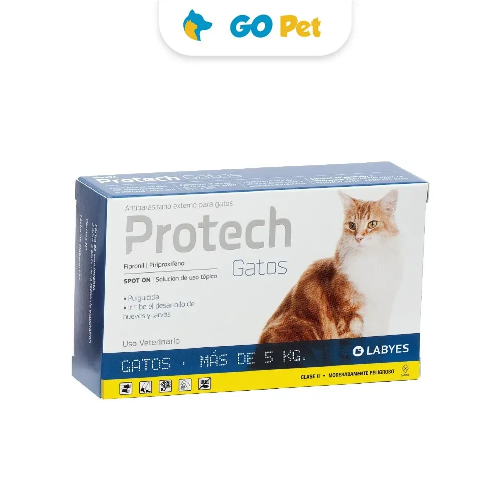 Protech Pipeta Gatos más de 5 Kg