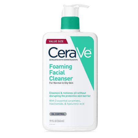 CERAVE LIMPIADOR FACIAL PARA PIEL GRASA 19 OZ / 562 ML