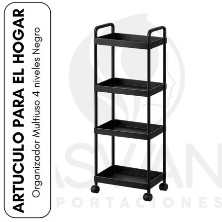 Organizador Multiuso 4 niveles Negro