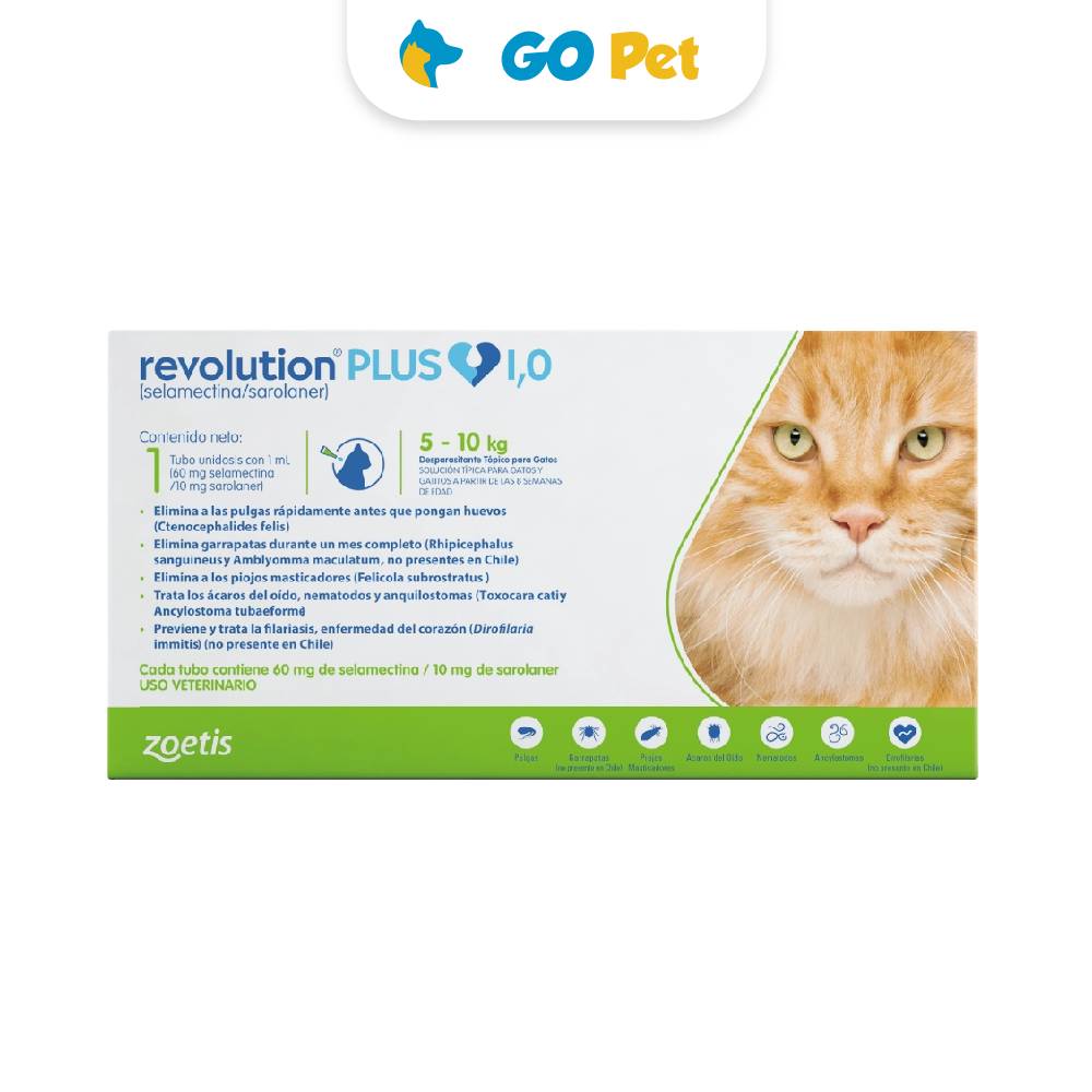 Revolution Plus x 1 Ml x 1 und (5-10 Kg) (Verde)