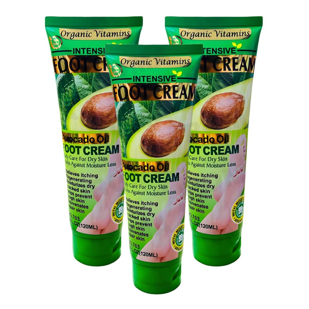 PACK 3 CREMA PARA PIES PALTA 120ML WOKALI
