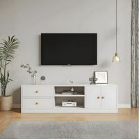 Mesa de TV 42'' Emi Blanco| Masiva Home