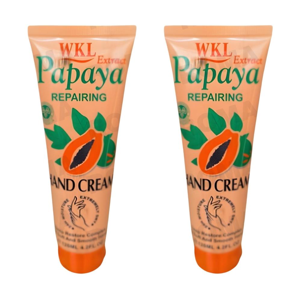 PACK 2 CREMA DE MANOS PAPAYA 120ML WOKALI