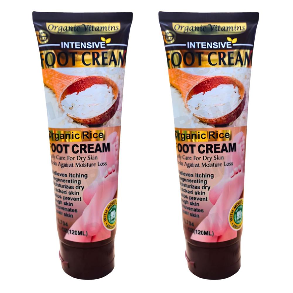 PACK 2 CREMA PARA PIES ARROZ 120ML WOKALI